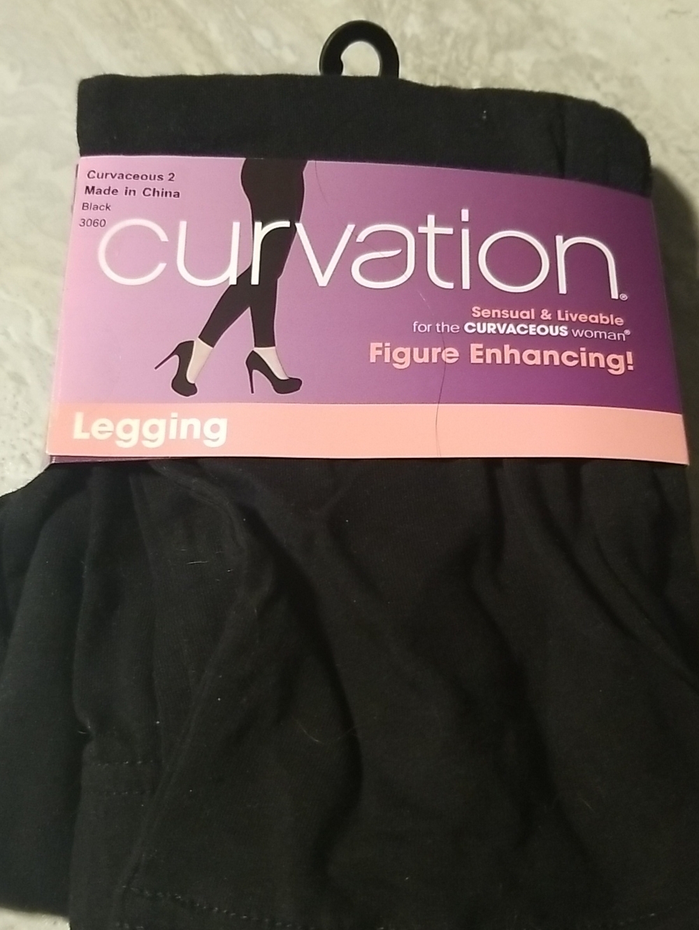 Curvation Figure Enhancing Black Legging Size Curvaceous 2